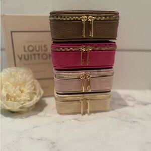 ❤️ Monogram Zippered Pill Case / Accessories Case / Jewelry Case HANDMADE ❤️